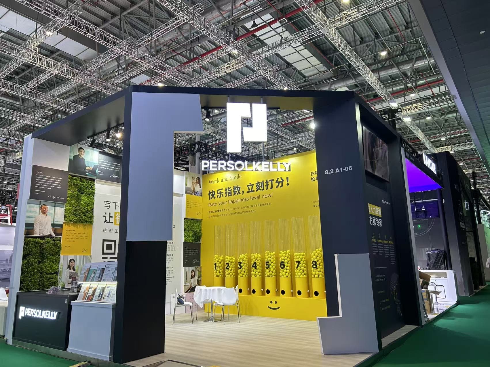 PERSOL exhibition booth at the Shanghai expo