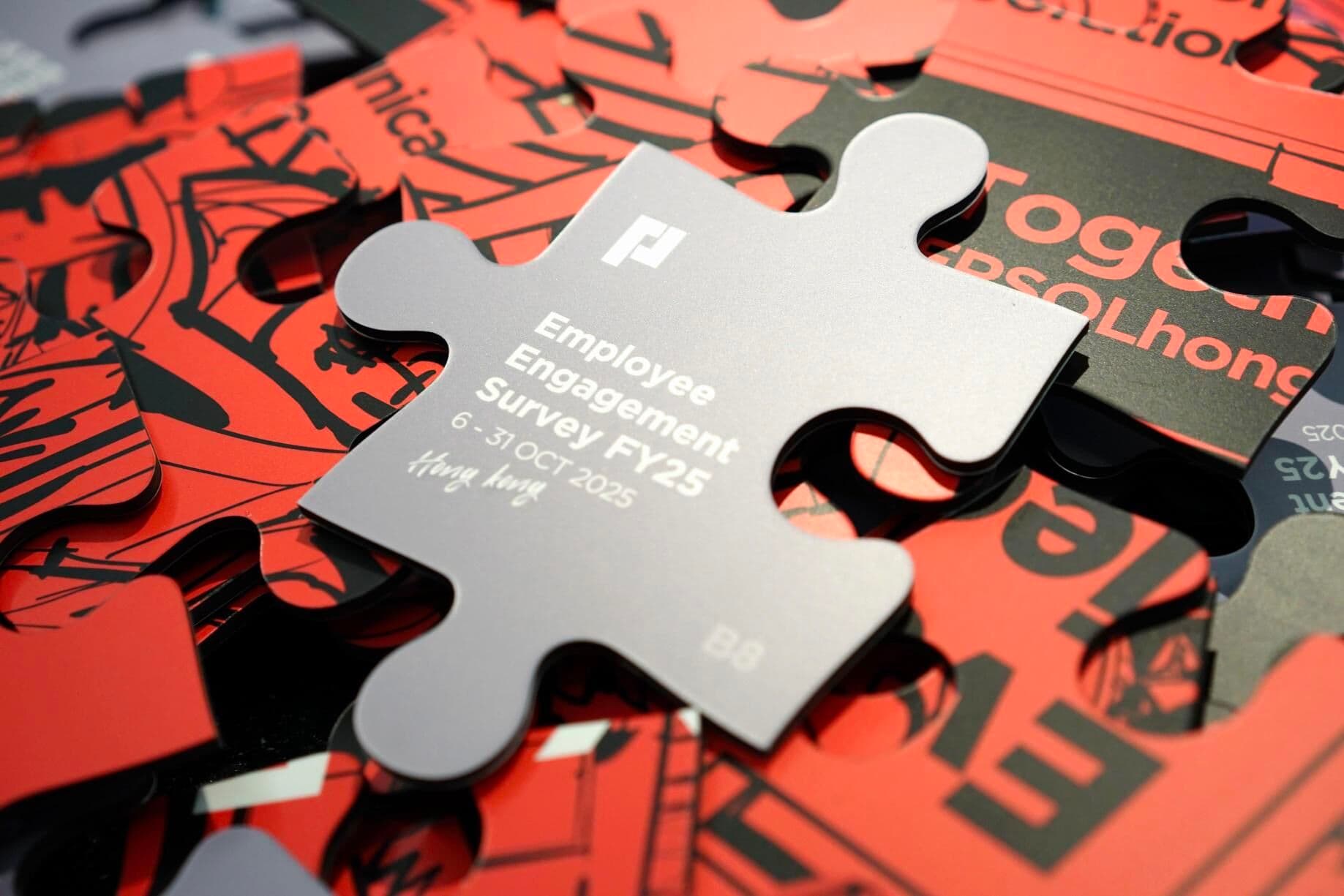 Employee survey puzzle piece